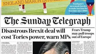 Okładka "Sunday Telegraph"