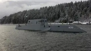 Okręt doświadczalny Sea Jet, który został zbudowany według koncepcji leżących u podstawy konstrukcji Zumwaltów. Testowano na nim głównie kształt kadłuba