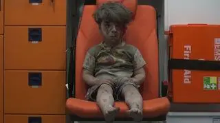 Omran Daqneesh w sierpniu 2016 roku 