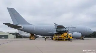 Operacja AAR (Air-to-Air Refueling) niemieckich myśliwców Eurofighter Typhoon i brytyjskich samolotów Panavia Tornado nad Morzem Północnym.