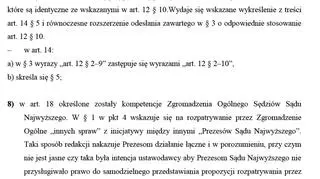Opinia do ustawy o Sądzie Najwyższym