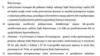 Opinia do ustawy o Sądzie Najwyższym