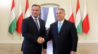 Orban spotkał się z prezydentem Dudą