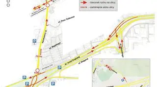 Organizacja tuchu przy Cmentarzu Łostowickim