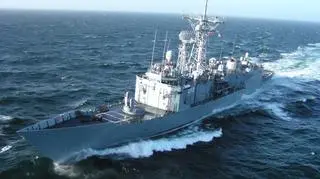 ORP Generał K. Pułaski - jeden z dwóch największych polskich okrętów. Obecnie przechodzi remont
