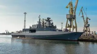 ORP Ślązak w gdyńskiej stoczni