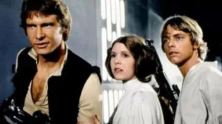 Oryginalna obsada kosmicznej sagi: Harrison Ford, Carrie Fisher i Mark Hamill
