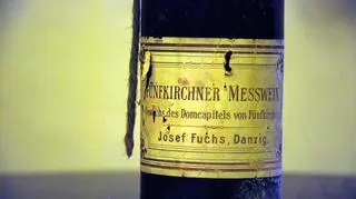 Oryginalnie w butelce przechowywano mszalne wino 