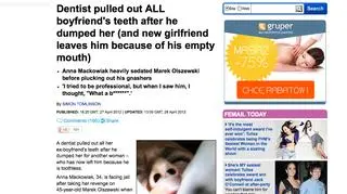 Oryginalny artykuł w "Daily Mail"