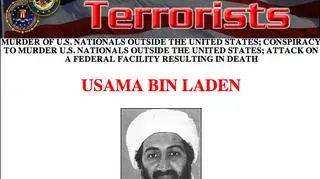 Osama bin Laden na liście poszukiwanych przez FBI (fot. FBI)