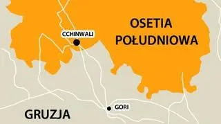 Osetia Południowa jest zbuntowaną gruzińską republiką