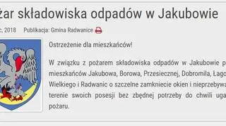 Ostrzeżenie dla mieszkańców gminy