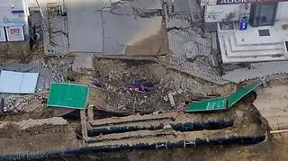 Osunięcie nie spowodowało strat materialnych