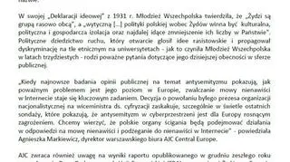 Oświadczenie Komitetu Żydów Amerykańskich