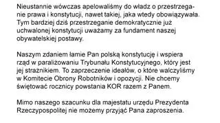 Oświadczenie KOR