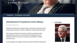 Oświadczenie Lecha Wałęsy na blogu