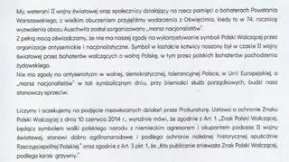 Oświadczenie Związku Powstańców Warszawskich