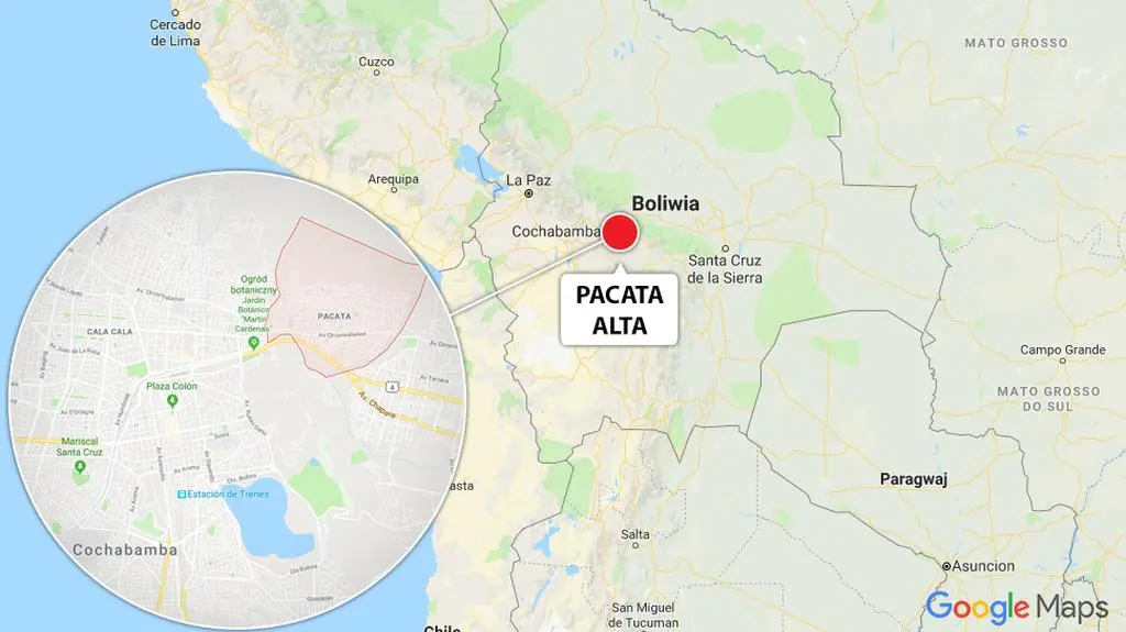 Pacata Alta na przedmieściach Cochabamby 