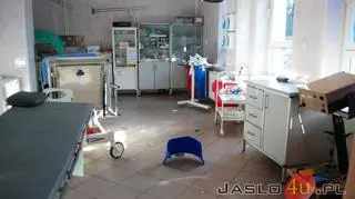 Pacjent zdemolował ambulatorium