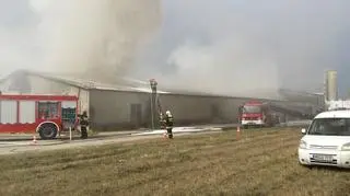 Palił się boks o powierzchni 6 metrów kwadratowych