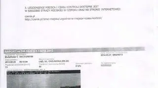 Pan Piotr dostał wezwanie mimo, że jego samochód jechał na lawecie