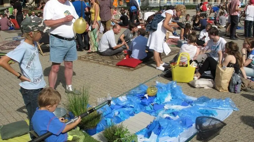Pan rybki robił, a chłopaki łowiły