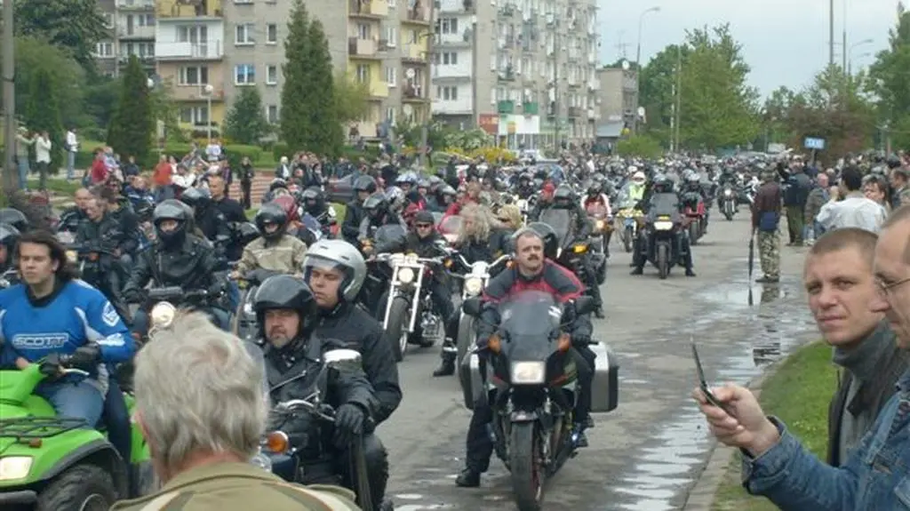 Parada motocyklistów (fot. internauta)