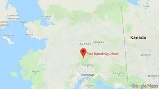 Park Narodowy Denali jest położony na Alasce 