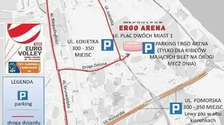 Parkingi wokół Ergo Areny będą płatne