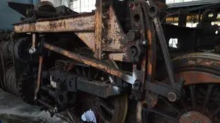 Parowóz przechodzi remont