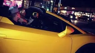 Pasażerką lamborghini Justina Biebera była modelka Chantel Jeffries