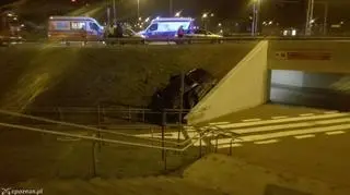 Pasażerom na szczęście nic się nie stało