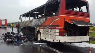 Pasażerów i kierowcę udało się ewakuować