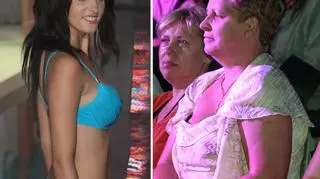 Paulina Hojarska na gali Miss Polski. Kibicuje jej mama. (Fot. PAP)