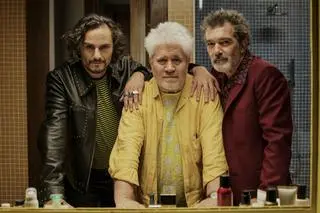 Pedro Almodovar z gwiazdami nowego filmu "Ból i blask"