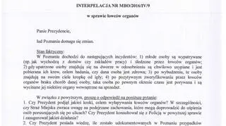 Pełna treść interpelacji radnego