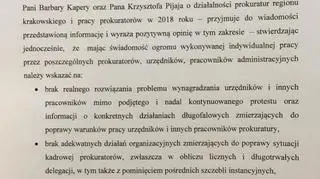 Pełna treść uchwały krakowskich prokuratorów