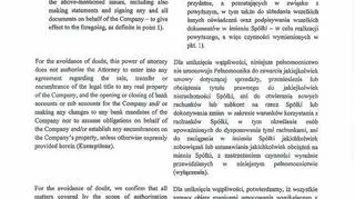 Pełnomocnictwo Srebrnej dla Birgfellnera. Fragment 2