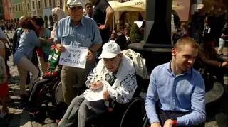 People from around the country show their support for the protesting