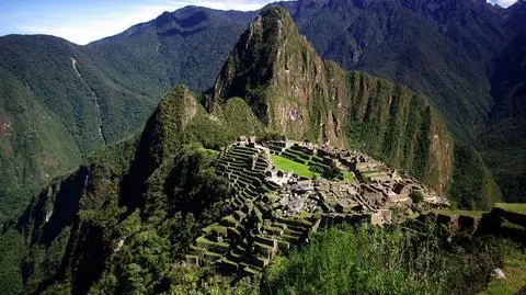 Peru, Machu Picchu - Ruiny słynnego opuszczonego miasta Inków