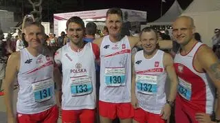 Pięciu policjantów ze Słupska podczas maratonu w Katarze