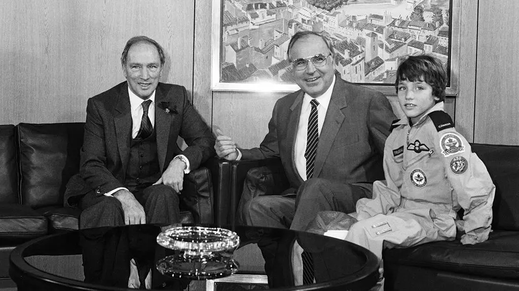 Pierre Trudeau, Helmut Kohl i Justin Trudeau