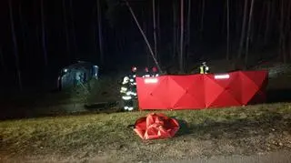 Pierwsi na miejscu pojawili się strażacy