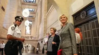 Pierwsza Dama zwiedza  Grand Central Terminal