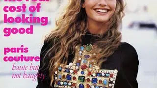 Pierwsza okładka "Vogue'a" Anny Wintour, gdy została redaktor naczelną pisma w 1988 roku
