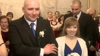 Pierwsza para, której Biedroń udzielił ślubu 