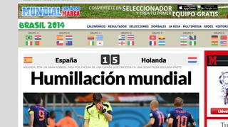 Pierwsza strona serwisu "Marki" 