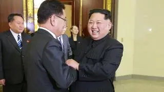 Pierwsze spotkanie Kim Dzong Una z wysłannikami Seulu