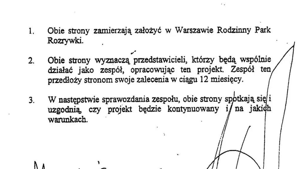 Pierwszy list intencyjny