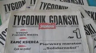 Pierwszy numer Tygodnika Gdańskiego „Solidarność” (fot.internauta Andrzej)
